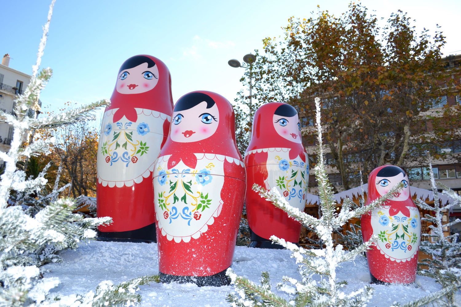 poupées russes géantes en résine